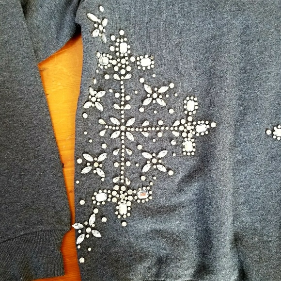 Crystal Embellished Sweatshirt - Picture 3 of 8